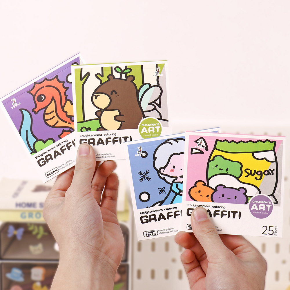 Cartoon Handy Coloring Book 25 - Art Craft Notebook recension och pris