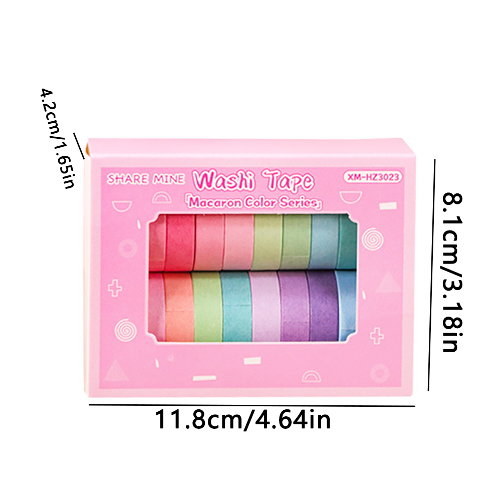 20 Roll Washi Tape Set Diamond - Craft Art Set recension och pris