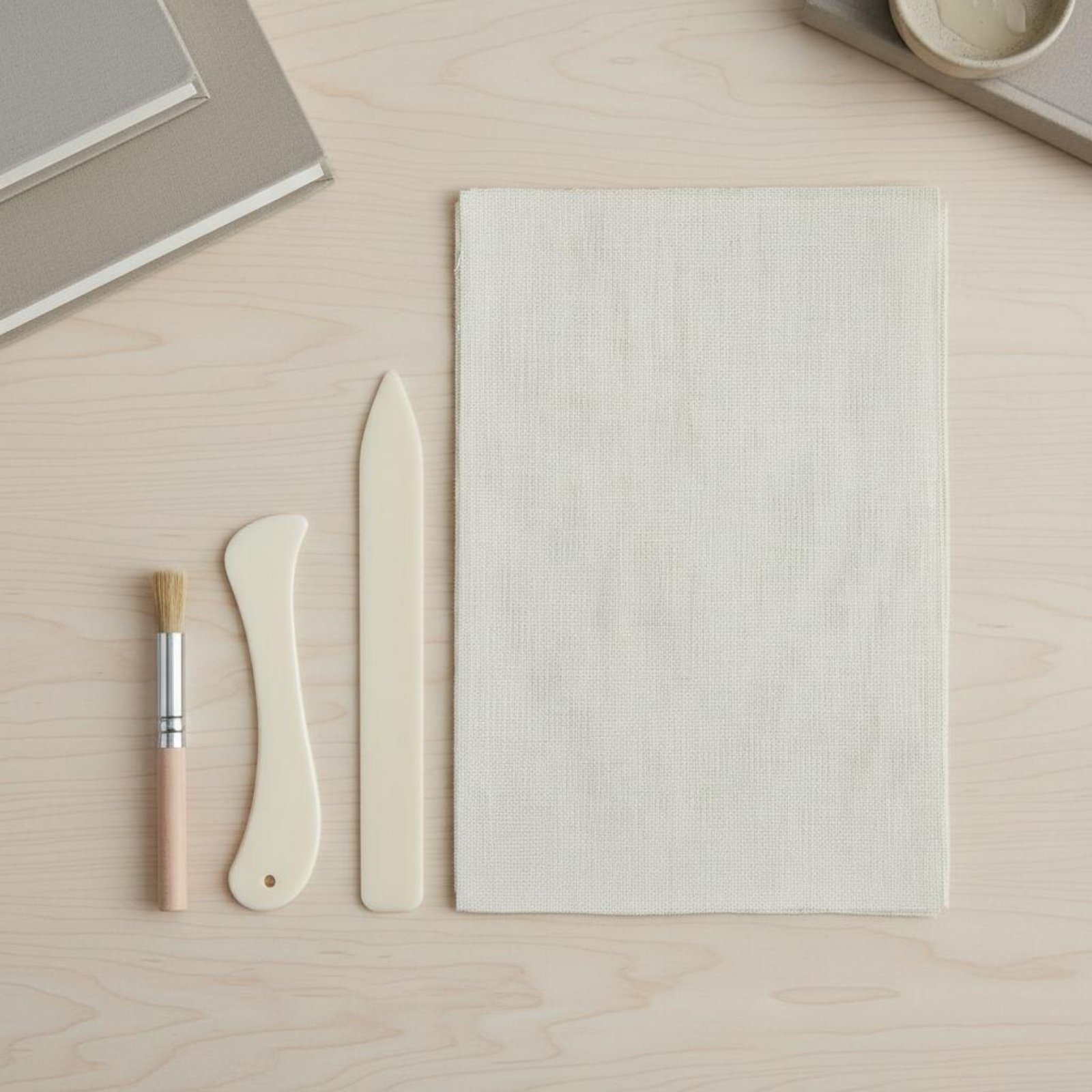 4 Pieces Bookbinding Cloth and - Bookbinding Supply Kit recension och pris