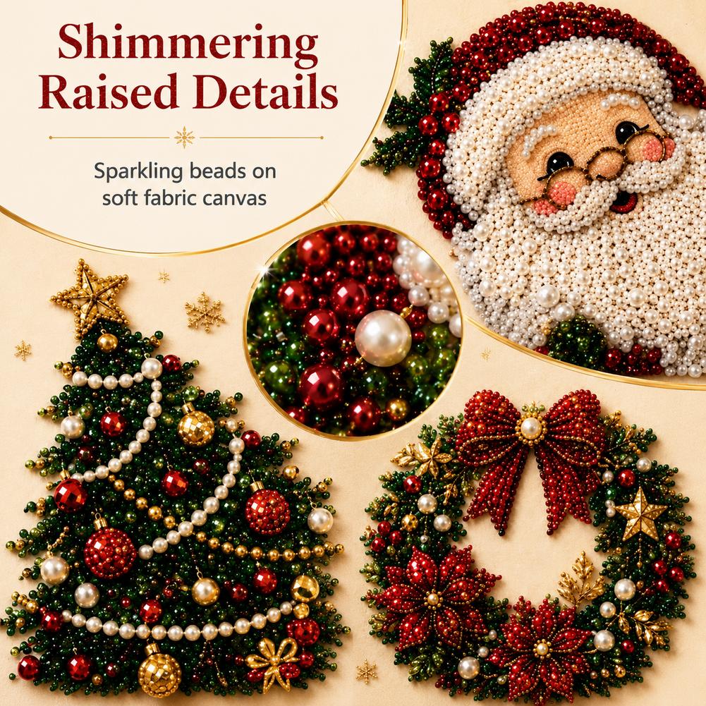 Christmas Santa Claus Pearl Ar - Art Craft Kids recension och pris