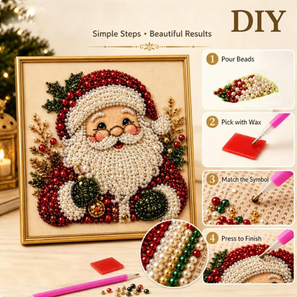 Christmas Santa Claus Pearl Ar - Art Craft Kids recension och pris