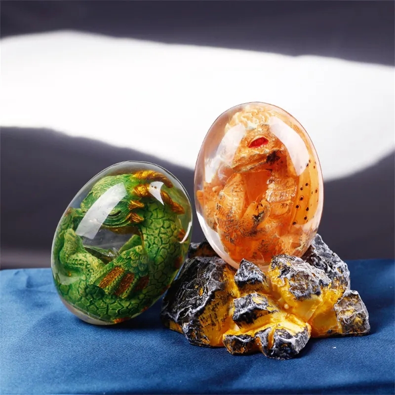 Lava Dragon Egg Statue With St - Dinosaur And Craft recension och pris