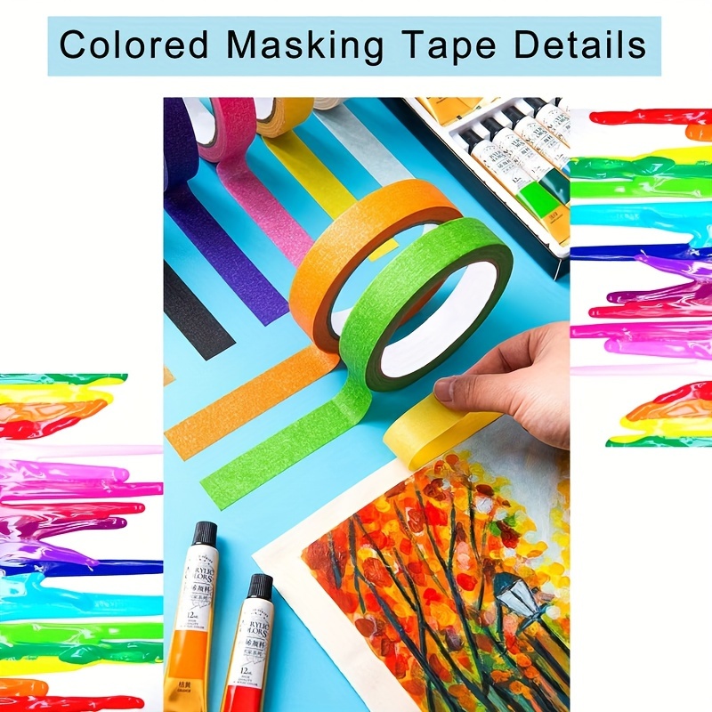 6 Rolls of Colored Masking Tap - Art X Craft recension och pris