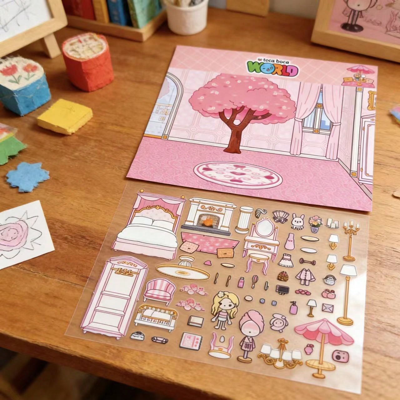 Pink Sakura Tree Hotel Room DI - Art Craft 6 Year Old recension och pris