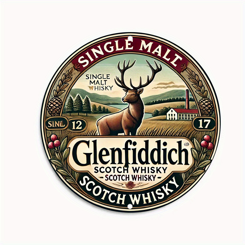 2D flat, Glenfiddich Scotch wh - Art Craft Movement recension och pris