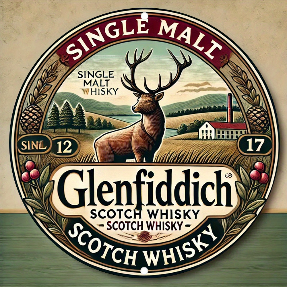 2D flat, Glenfiddich Scotch wh - Art Craft Movement recension och pris