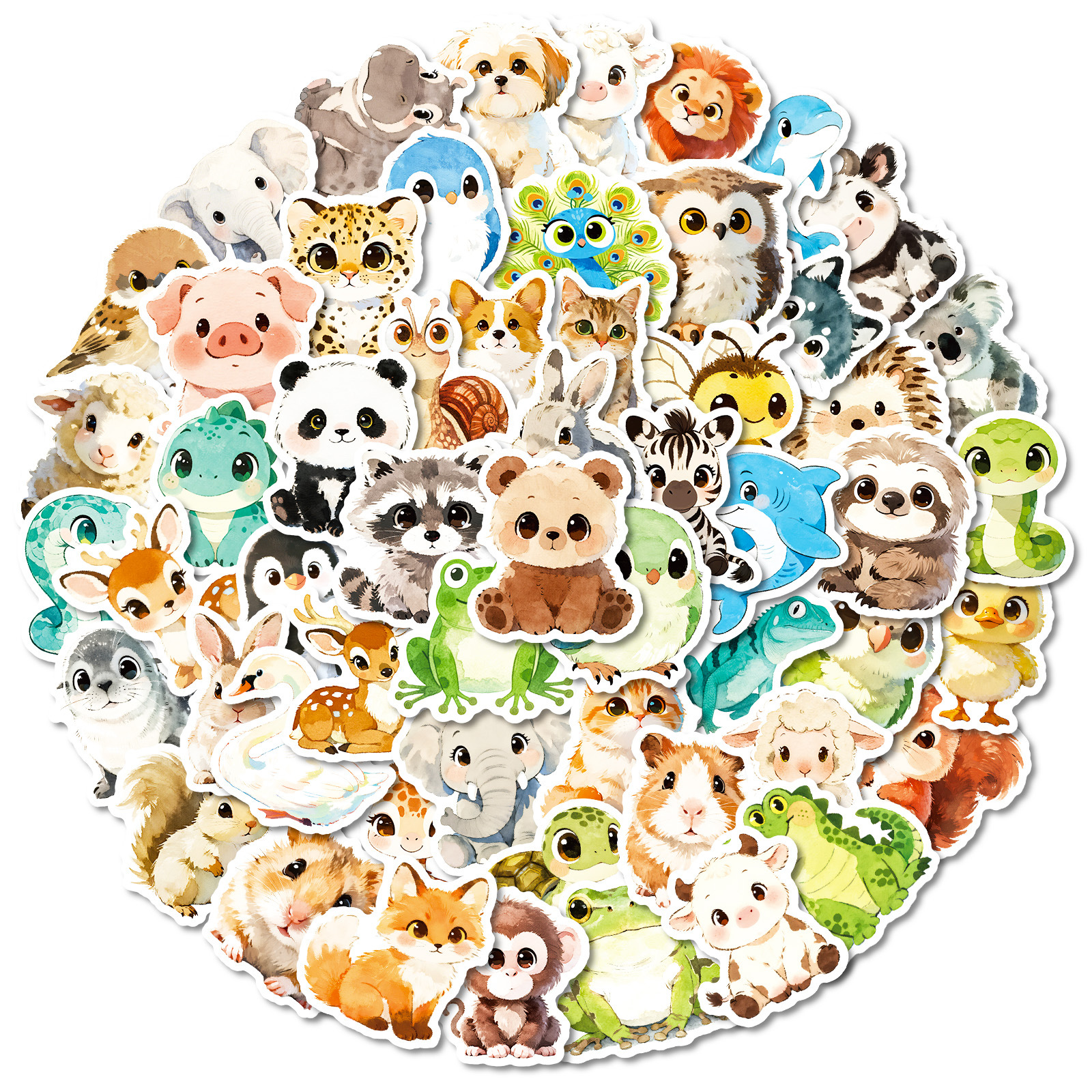 56Pcs Cute Animal Cartoon Graf - Art Craft Notebook recension och pris
