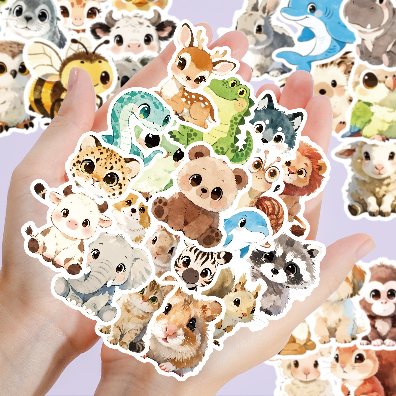 56Pcs Cute Animal Cartoon Graf - Art Craft Notebook recension och pris