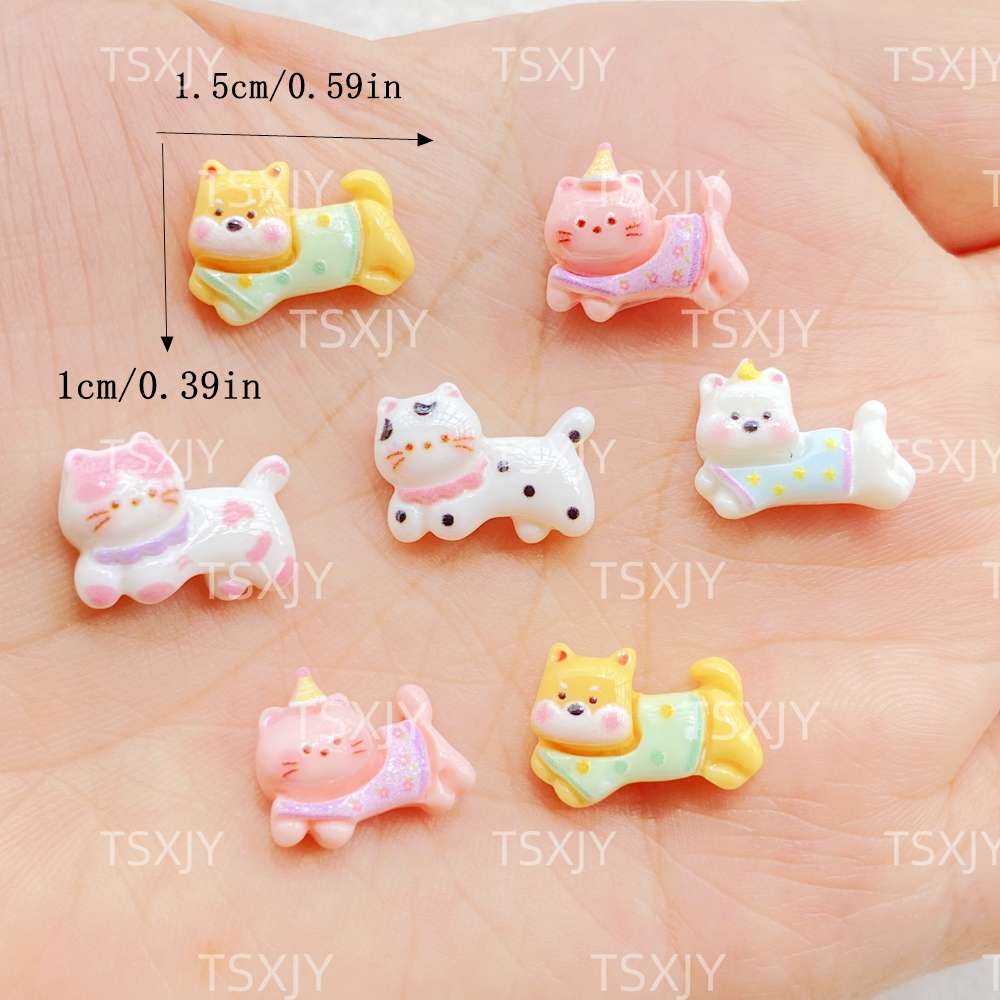 20Pcs Mixed Nail Art Resin Min - Art Craft Cat recension och pris
