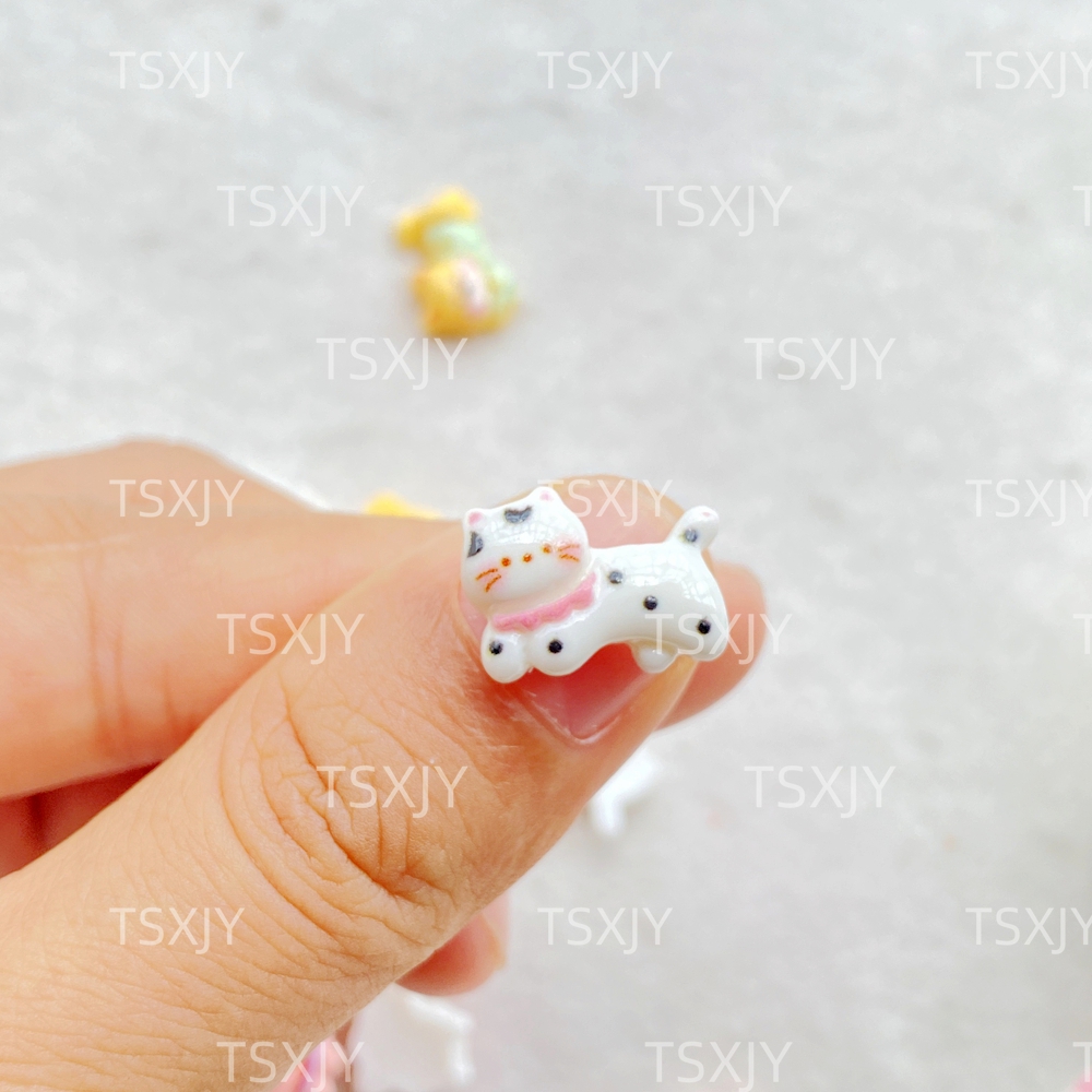 20Pcs Mixed Nail Art Resin Min - Art Craft Cat recension och pris