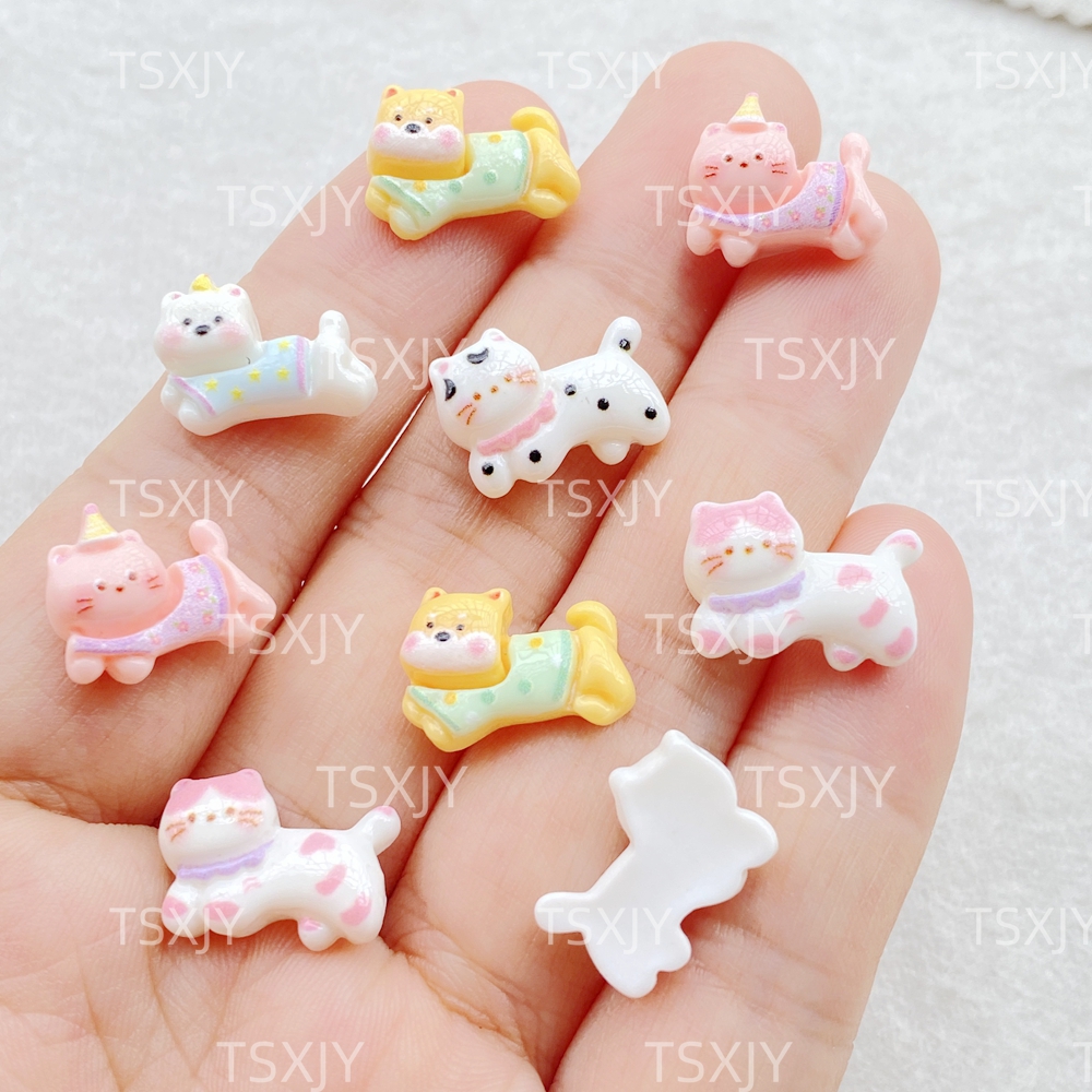 20Pcs Mixed Nail Art Resin Min - Art Craft Cat recension och pris