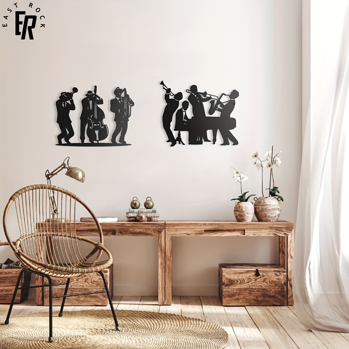Metal Musician Silhouette Wall - Art Craft Bar recension och pris