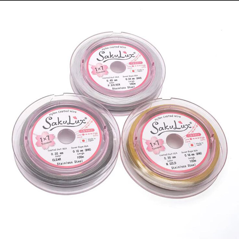 5M/roll 7-Strand Bead String W - Art Craft Wire recension och pris