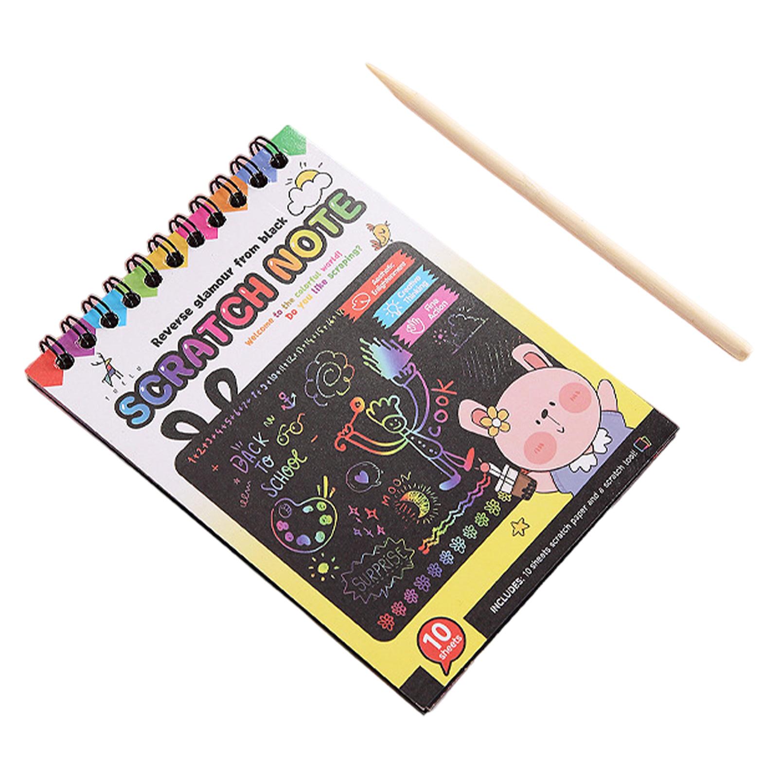 Creative Scratch Paper Noteboo - Art Craft Notebook recension och pris