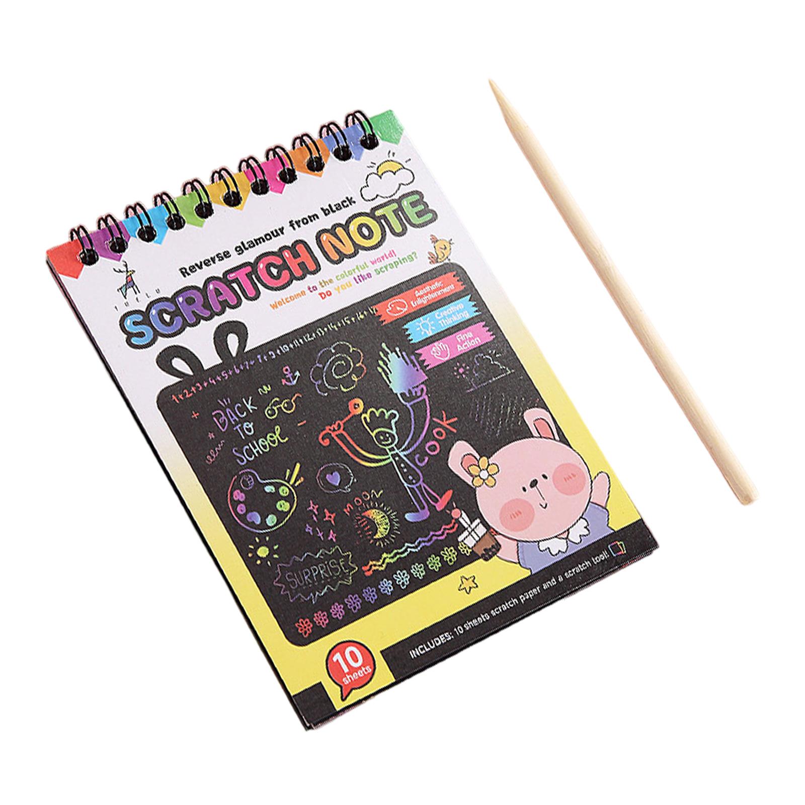 Creative Scratch Paper Noteboo - Art Craft Notebook recension och pris