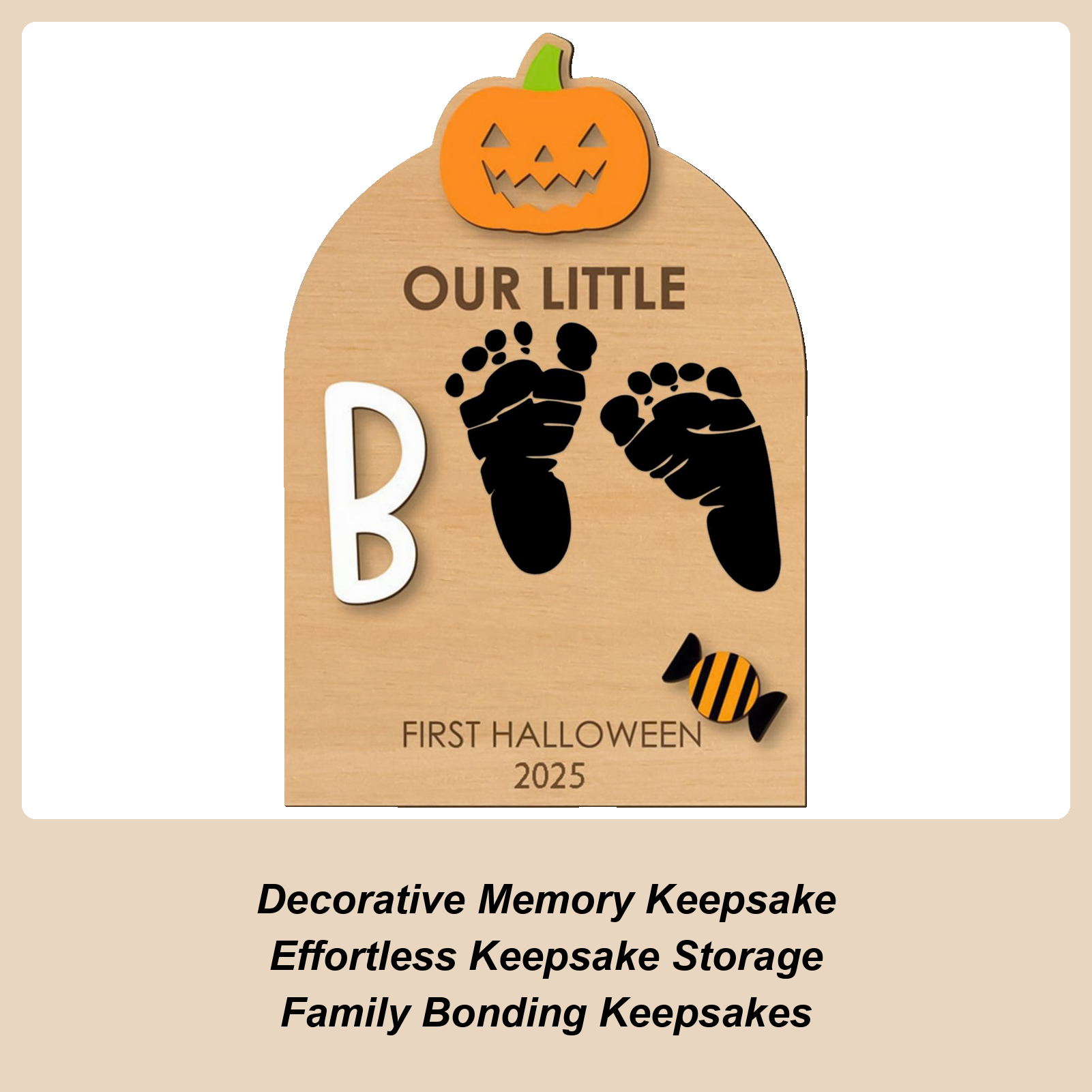 Foot Print Kit For Baby Hallow - Art Craft Halloween recension och pris