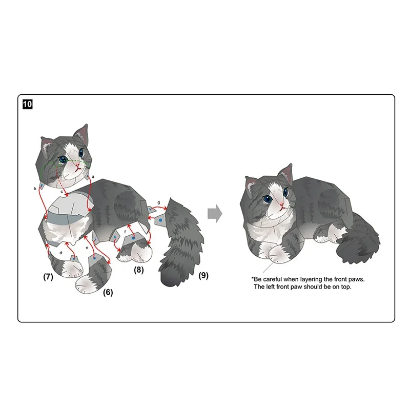 Norwegian Forest Cat Folding H - Art Craft Cat recension och pris