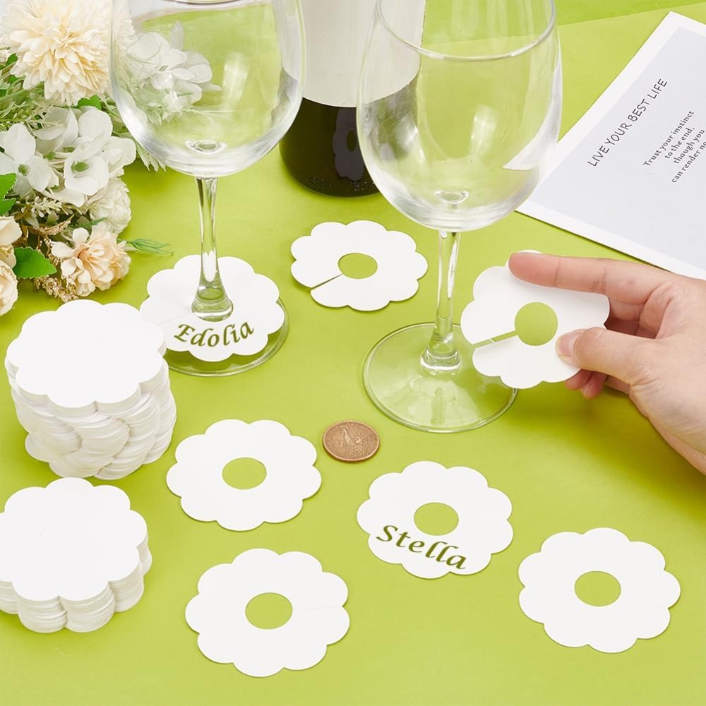 150 Pcs Paper Wine Glass Marke - Art Craft Items recension och pris