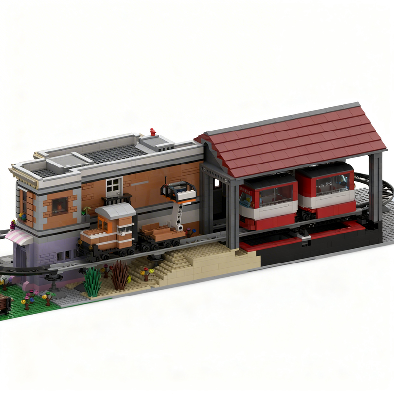 3506pcs MOC Brickpark Station  - Art Craft Ideas For Christmas recension och pris