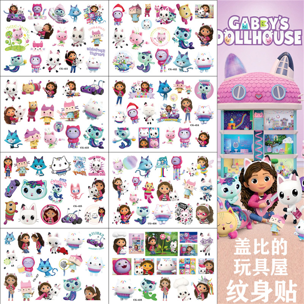 Gabby Dollhouse Child Tattoo S - Art Craft Movement recension och pris