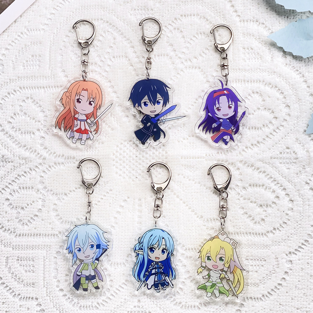 6Pcs Anime Sword Art Online Ca - Art Craft Online recension och pris