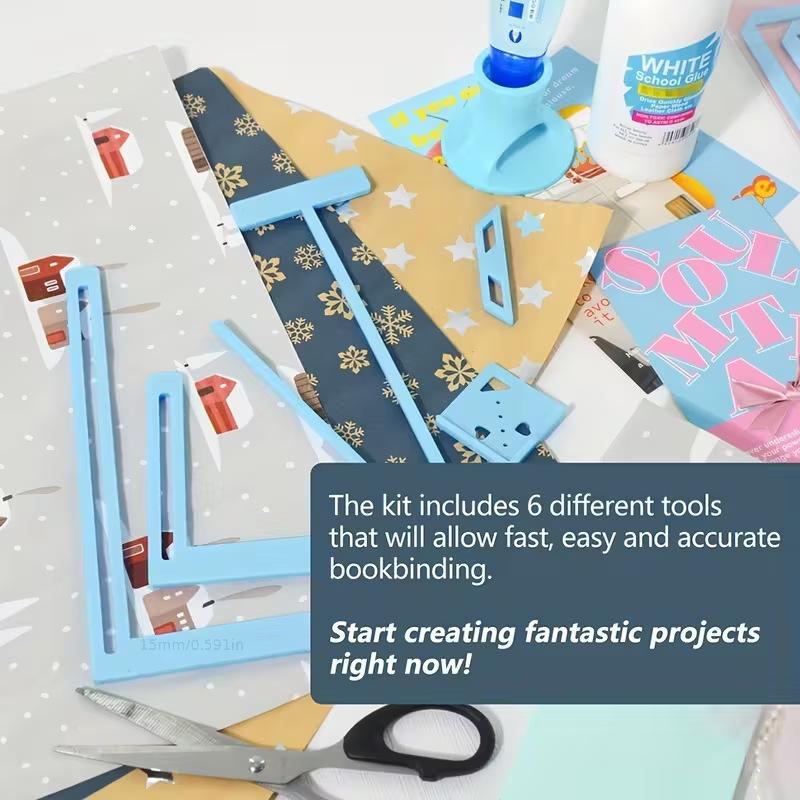 6Pcs Scrapbooking Tool Multi-F - Bookbinding Supply Kit recension och pris