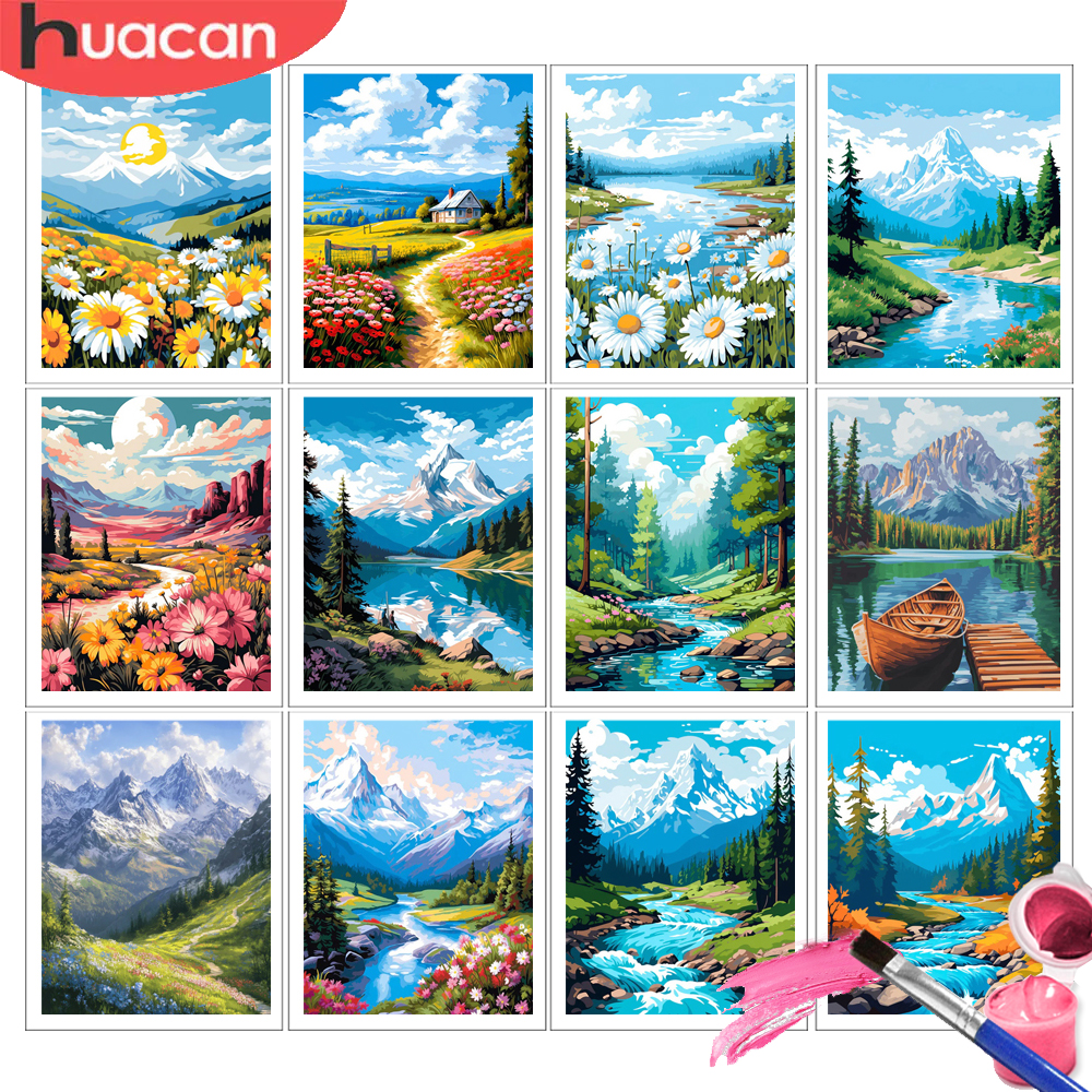 HUACAN Oil Painting By Number  - Art Craft Picture recension och pris