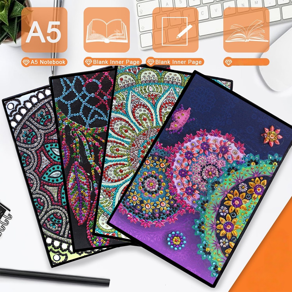 One mandala pattern, DIY irreg - Art Craft Notebook recension och pris