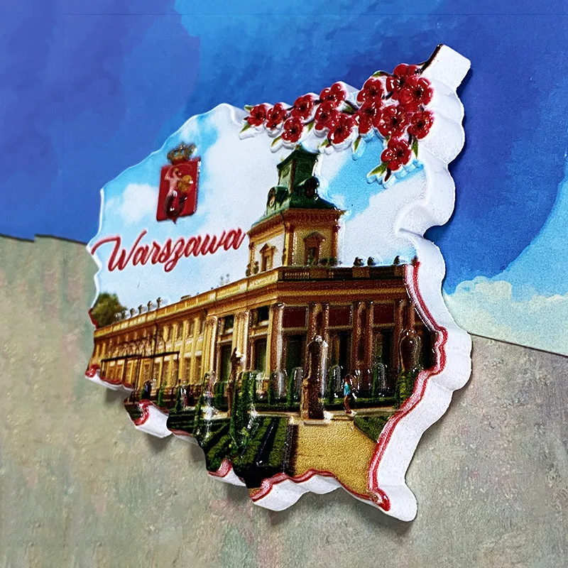 Warsaw 3D refrigerator magnet  - Art Craft Magnet recension och pris