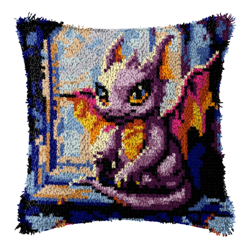 Dinosaur Latch Hook Pillow Kit - Dinosaur And Craft recension och pris