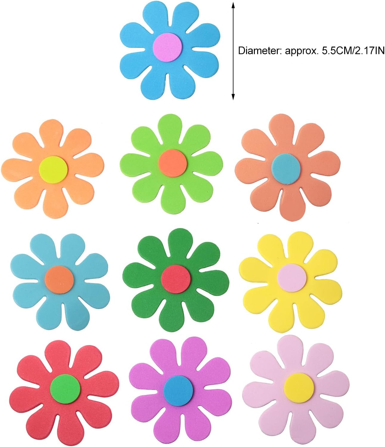 3D flower foam stickers Spring - Art Craft Kids recension och pris
