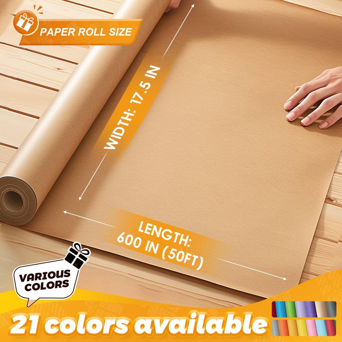 Kraft Paper Roll 17.5