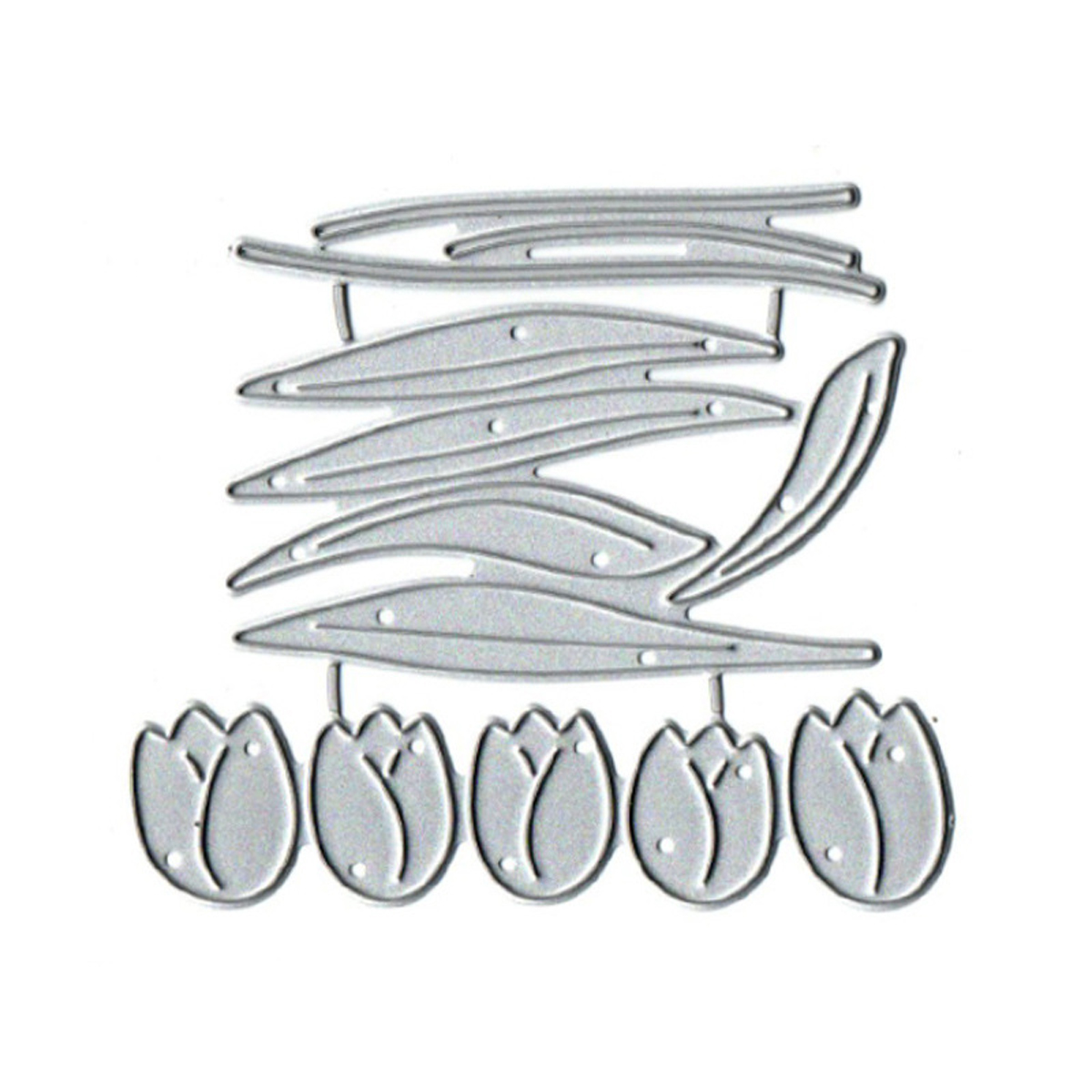 Tulip Flower and Leaf Plant Cu - Stencil Cutting Plotter recension och pris