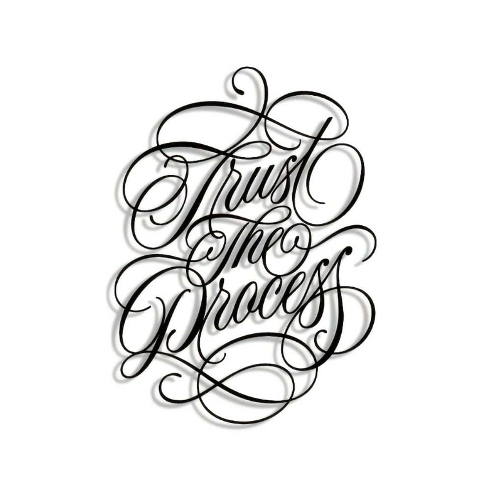 1pc Calligraphy Motto Phrase M - Art Craft Bar recension och pris