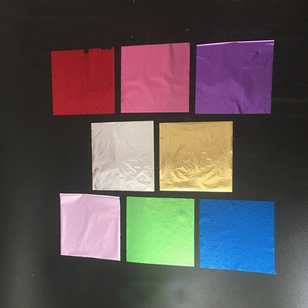 50Pcs 8x8.5cm Gold Leaf Sheets - Art Craft Picture recension och pris