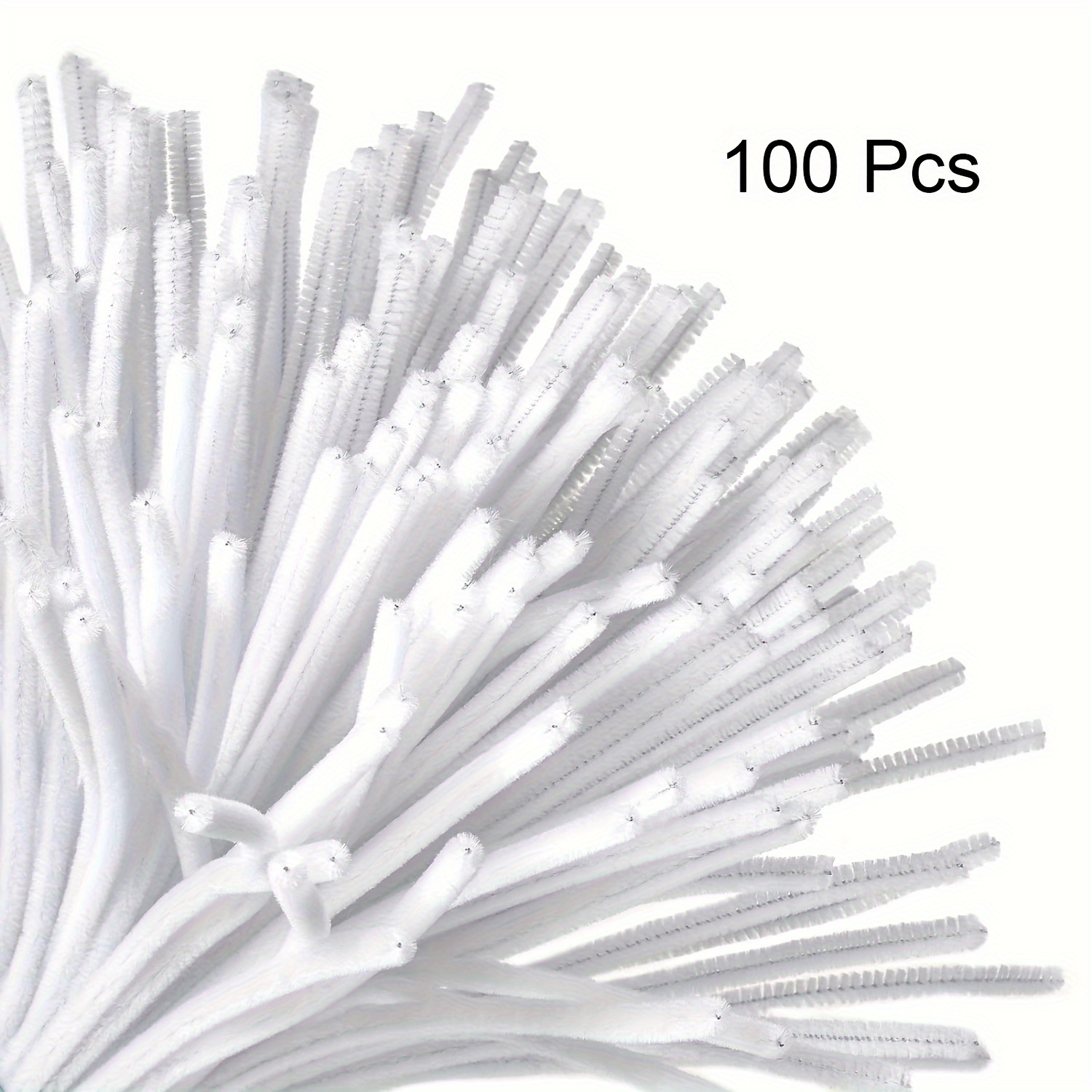 100 Pcs White Pipe Cleaners,Pi - Art Craft Kids recension och pris