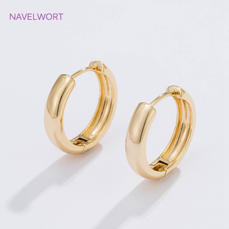 6 Sizes Gold Plated Circle Hoo - Art Craft Ideas recension och pris