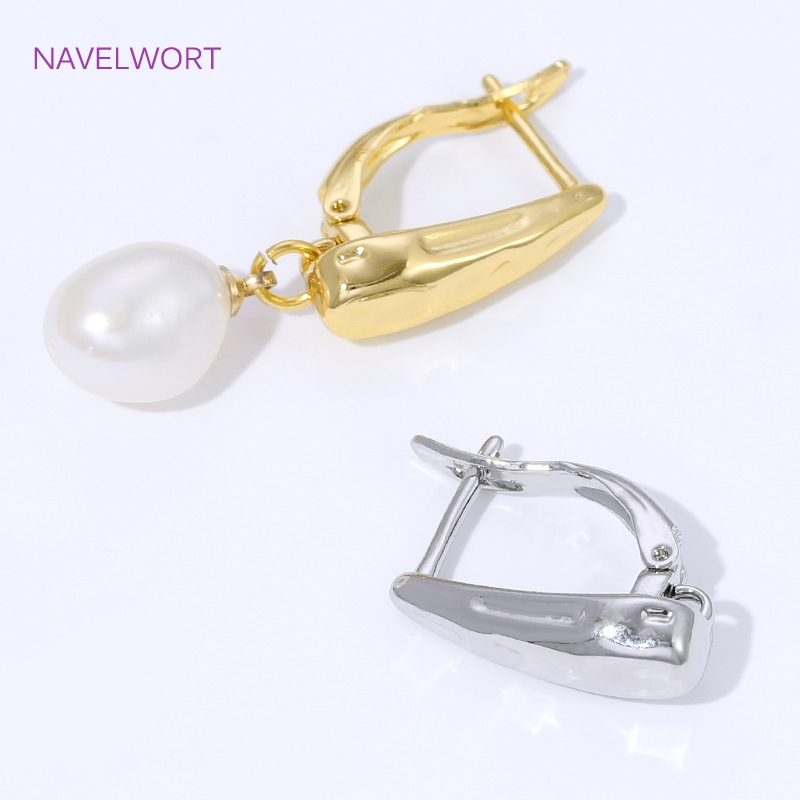 18K Gold Plated Smooth Earring - Art Craft Ideas recension och pris