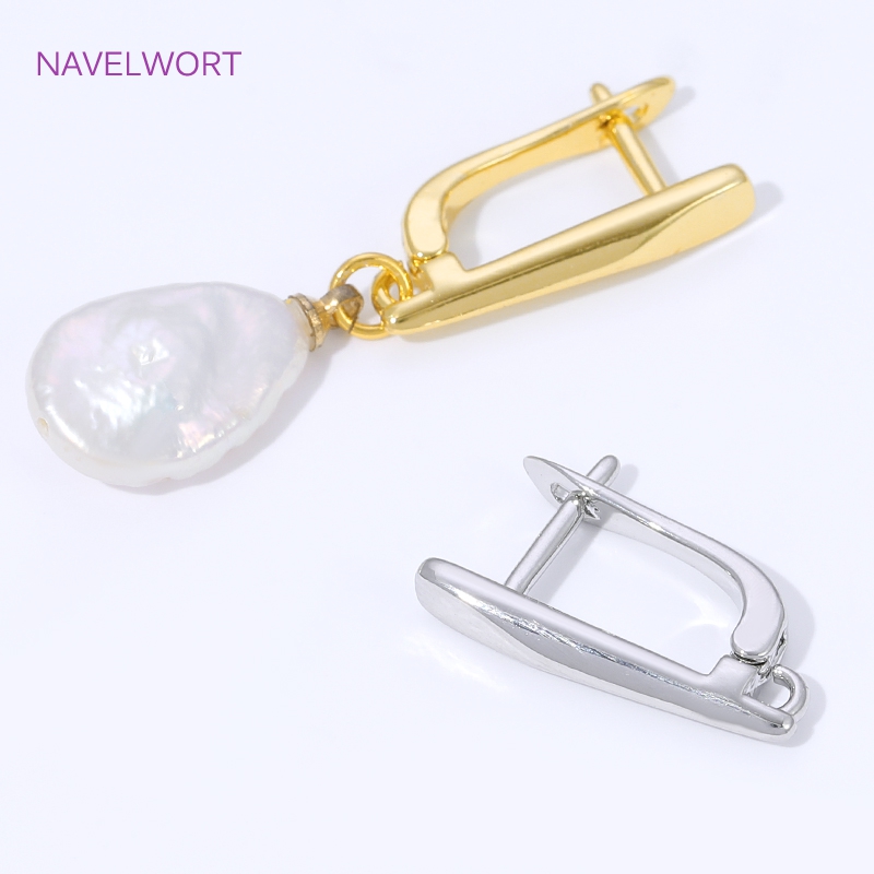 18K Gold Plated Smooth Earring - Art Craft Ideas recension och pris