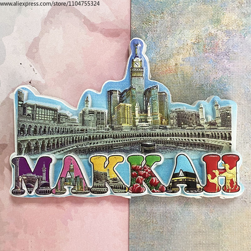 Mecca 3D refrigerator magnet T - Art Craft Magnet recension och pris