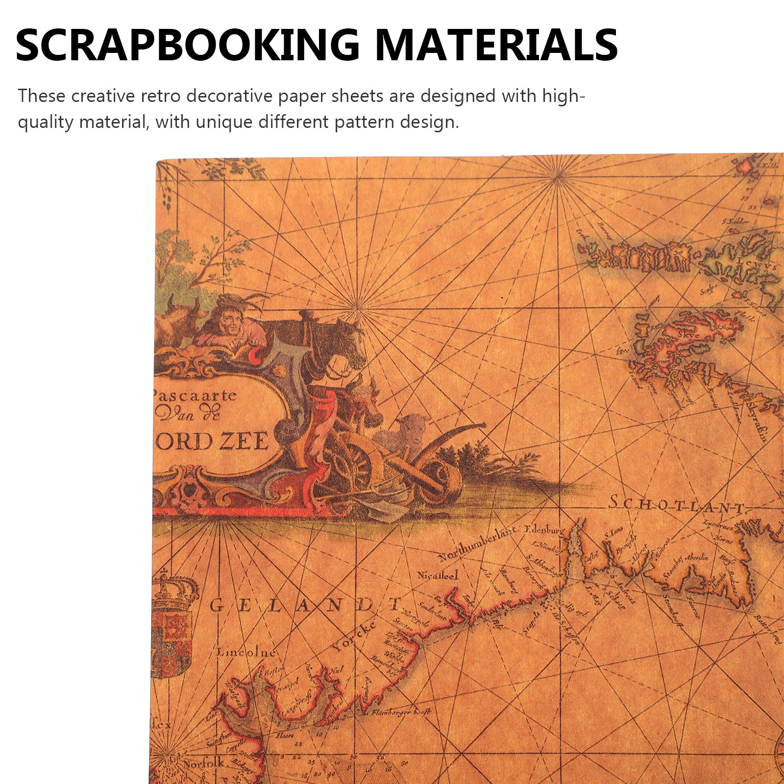 4 Bags Scrapbook Paper Vintage - Art Craft Notebook recension och pris