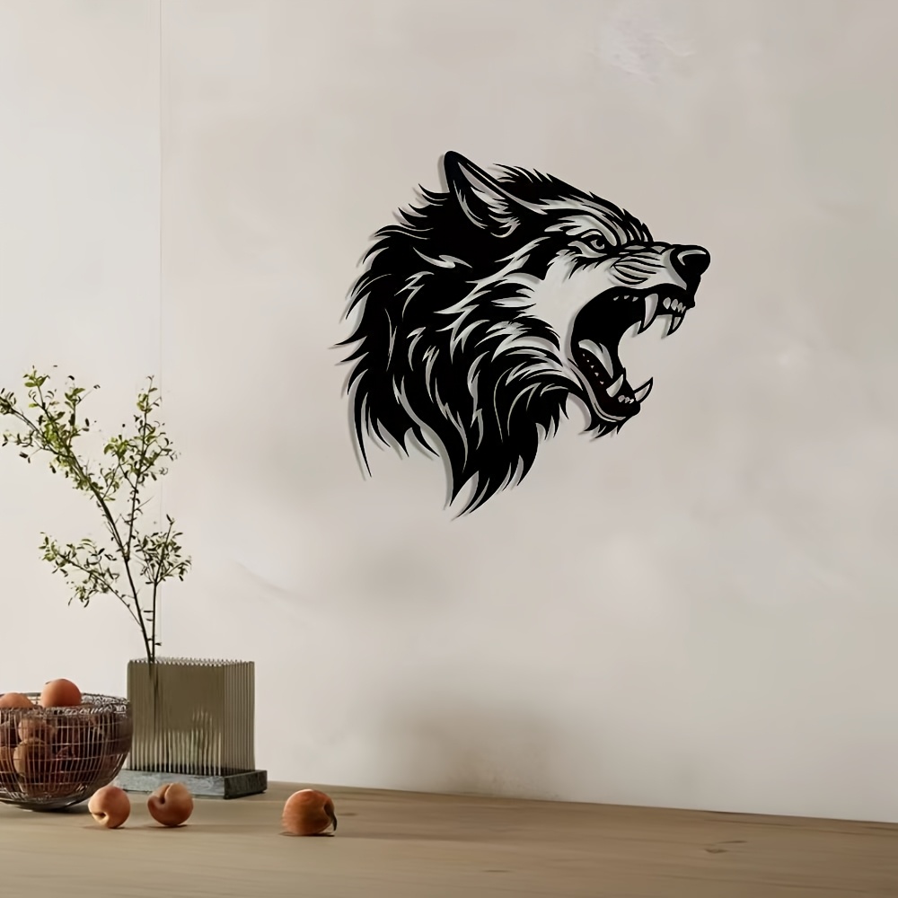 CIFBUY Wolf Head Metal Wall Ar - Art Craft Bar recension och pris