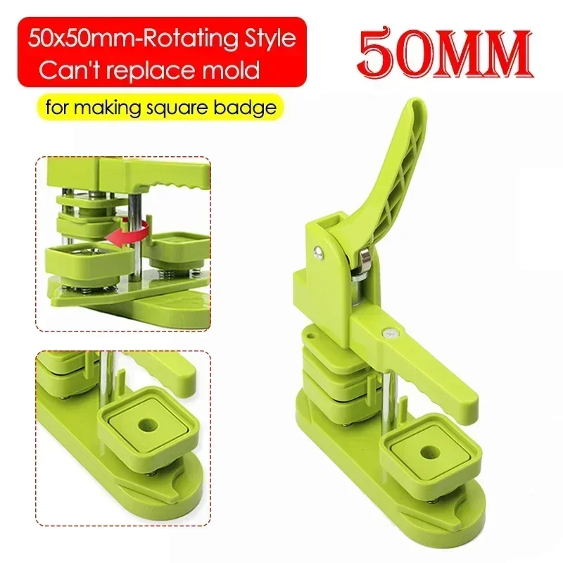 50mm Green Rotating Style Squa - Art Craft Magnet recension och pris