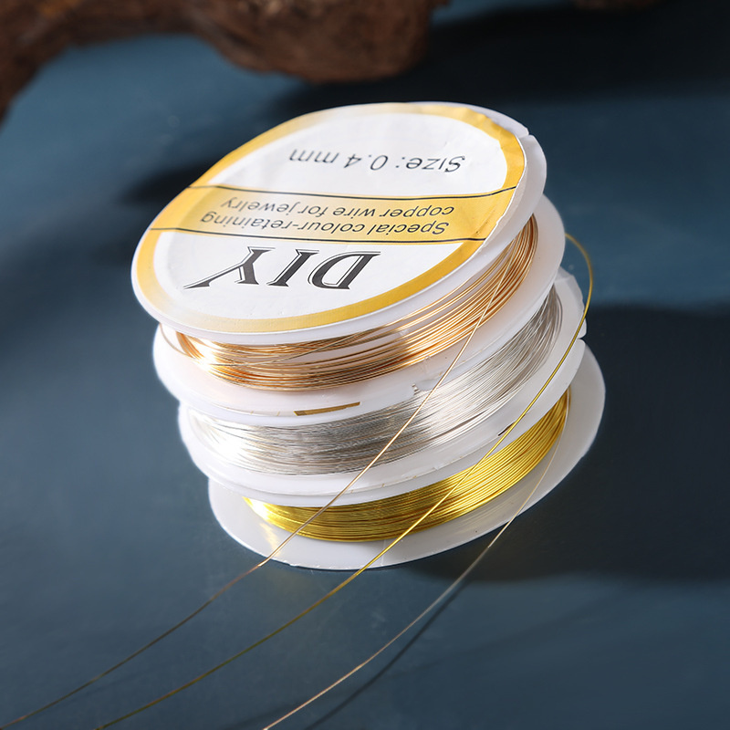 1Roll Silver Copper Wire 0.3/0 - Art Craft Wire recension och pris