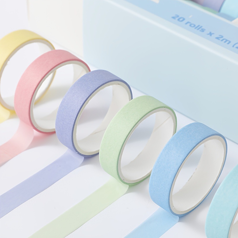 20 rolls of macaron tape, 0.4i - Art Craft Notebook recension och pris