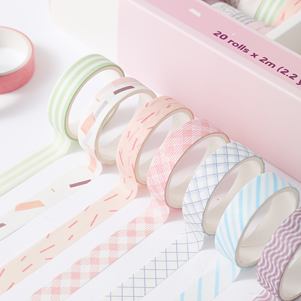 20 rolls of macaron tape, 0.4i - Art Craft Notebook recension och pris