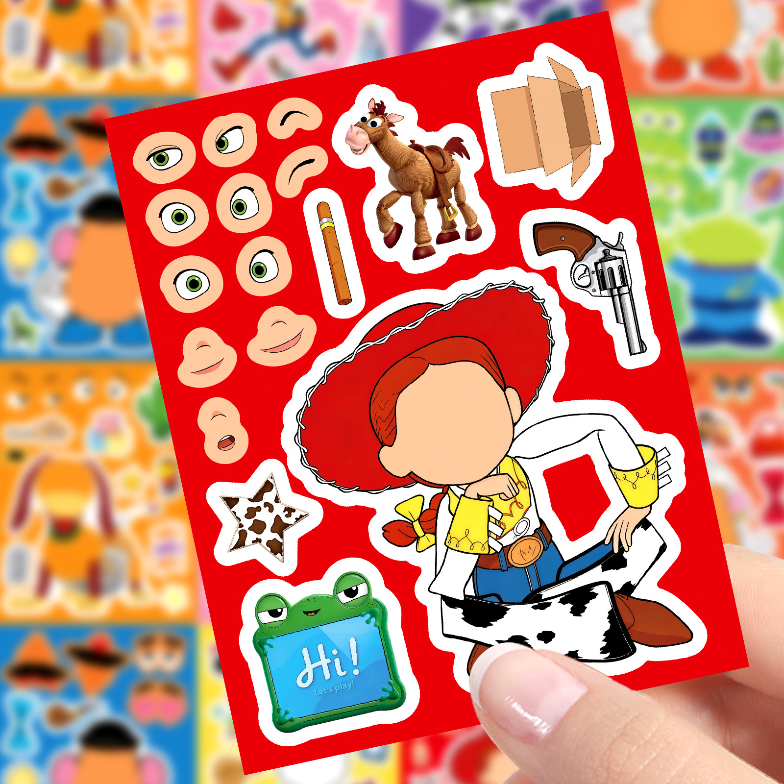 Toy Story 5 Make a Face Sticke - Art Craft Ideas recension och pris