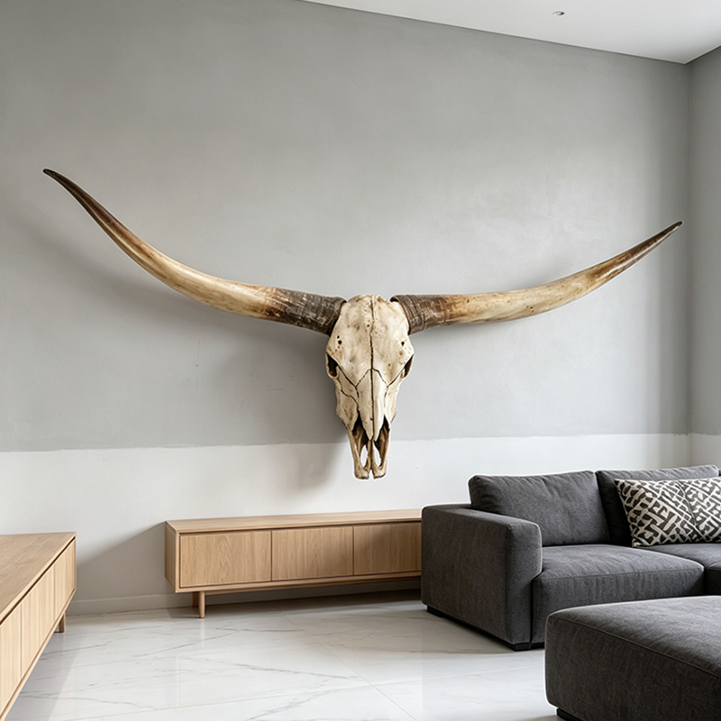 Large Resin Bull Head Statues  - Art Craft Bar recension och pris