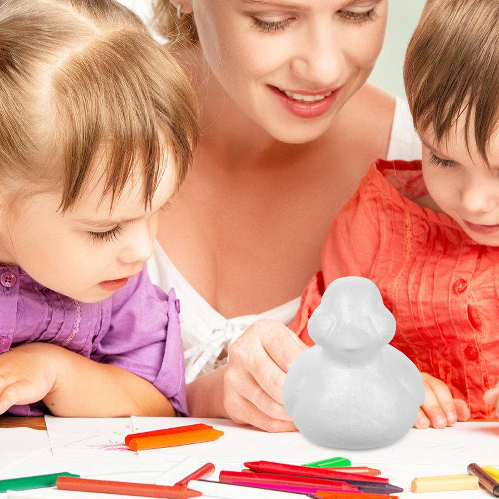 5pcs Foam Duck Shapes White Po - Art Craft Kids recension och pris
