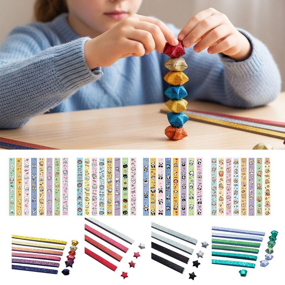 540 Sheets Colorful Star Origa - Art Craft Halloween recension och pris